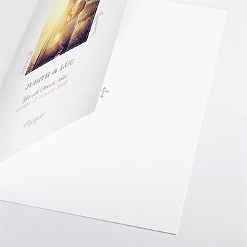 Livret de messe mariage roman photo - Détail du livret