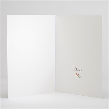 Livret de messe baptême initiales à motifs - Intérieur du livret