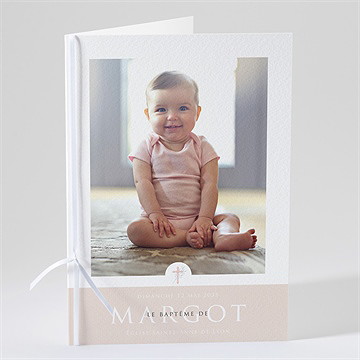 Livret de messe baptême poésie minimaliste