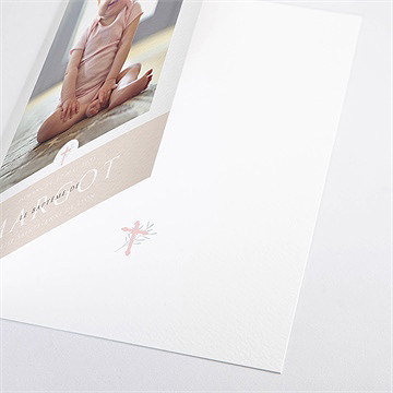 Livret de messe baptême poésie minimaliste - Détail du livret