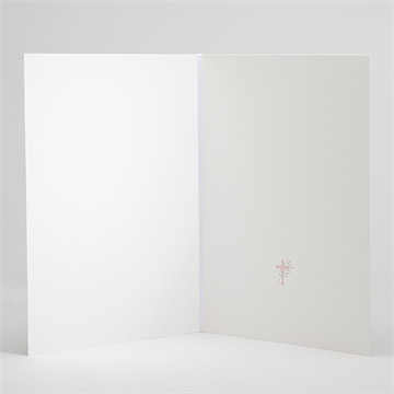 Livret de messe baptême poésie minimaliste - Intérieur du livret