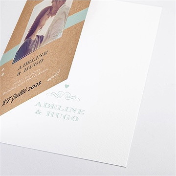 Livret de messe mariage petite cocotte - Détail du livret