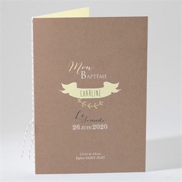 Livret de messe baptême bapteme en famille