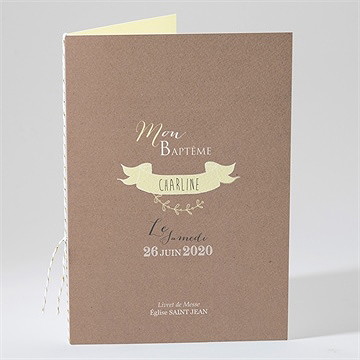 Livret de messe baptême bapteme en famille