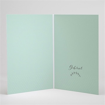 Livret de messe baptême pictos rond et kraft - Intérieur du livret