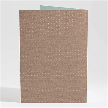 Livret de messe baptême pictos rond et kraft - Dos du livret