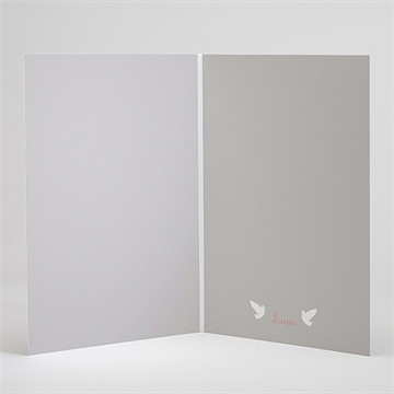 Livret de messe baptême tendre bonheur - Intérieur du livret