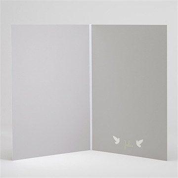 Livret de messe baptême cadre végétal chic - Intérieur du livret