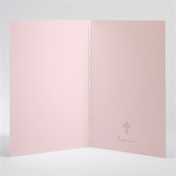 Livret de messe baptême simple et épuré - Intérieur du livret