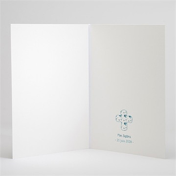 Livret de messe baptême noeud et croix - Intérieur du livret