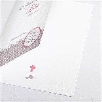 Livret de messe baptême rondeur et douceur ! - Détail du livret