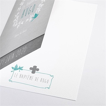 Livret de messe baptême découpe originale - Détail du livret