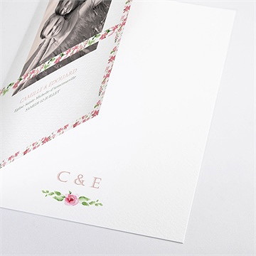 Livret de messe mariage fraicheur - Détail du livret