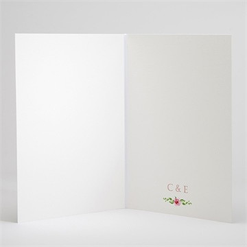 Livret de messe mariage fraicheur - Intérieur du livret