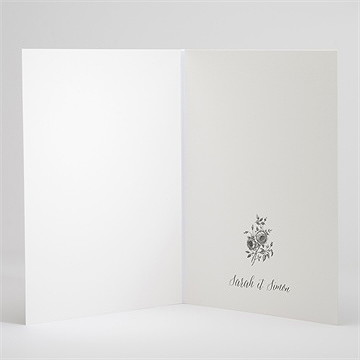 Livret de messe mariage ardoise originale - Intérieur du livret