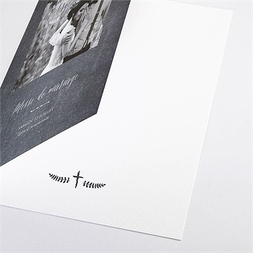 Livret de messe mariage annonce ardoisée - Détail du livret