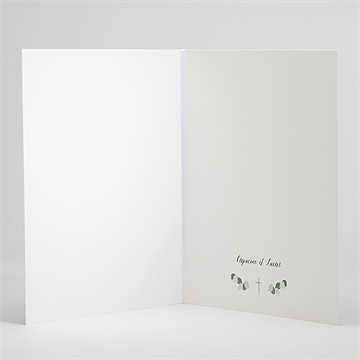 Livret de messe mariage bel eucalyptus - Intérieur du livret