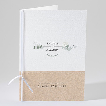 Livret de messe mariage bonheur