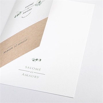 Livret de messe mariage bonheur - Détail du livret