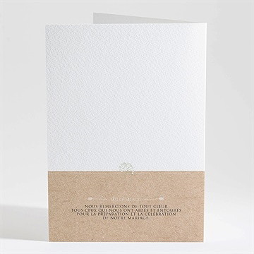 Livret de messe mariage bonheur - Dos du livret