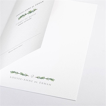 Livret de messe mariage poésie et photo - Détail du livret