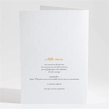 Livret de messe mariage connivence - Dos du livret