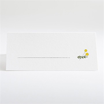 Marque-place mariage connivence - Dos du marque-place