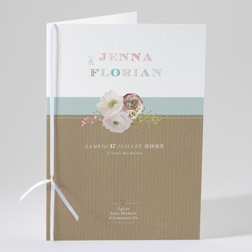 Livret de messe mariage naturel