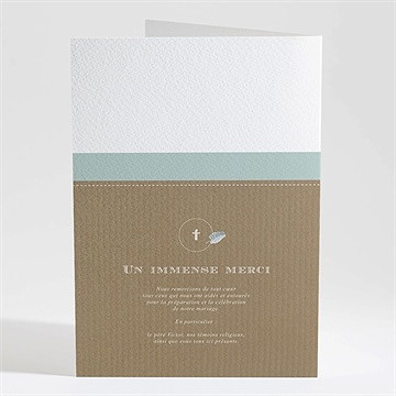 Livret de messe mariage naturel - Dos du livret