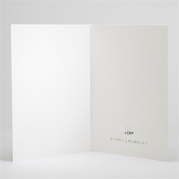 Livret de messe mariage naturel - Intérieur du livret