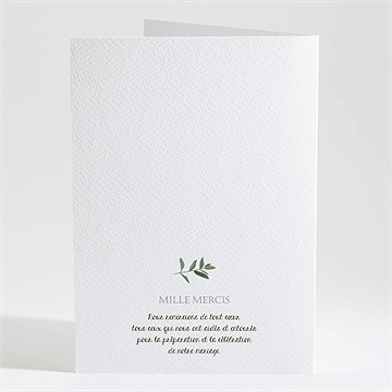 Livret de messe mariage couronne d'olivier - Dos du livret