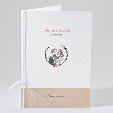 Livret de messe mariage nos 2 petits mariés