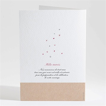 Livret de messe mariage nos 2 petits mariés - Dos du livret