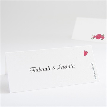 Marque-place mariage nos 2 petits mariés