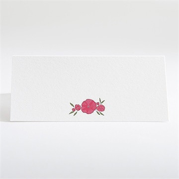 Marque-place mariage nos 2 petits mariés - Dos du marque-place