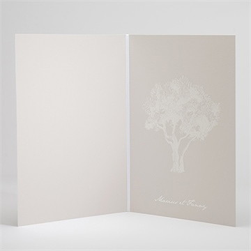 Livret de messe mariage nature raffinée - Intérieur du livret