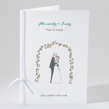 Livret de messe mariage love bohème