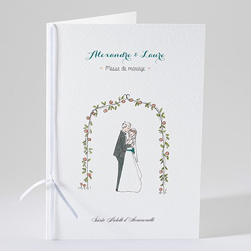 Livret de messe mariage love bohème