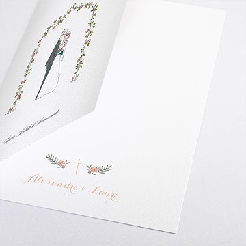 Livret de messe mariage love bohème - Détail du livret