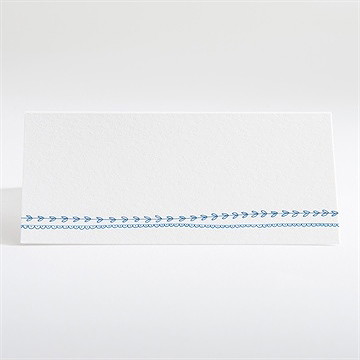 Marque-place mariage perle d'aquarelle - Dos du marque-place