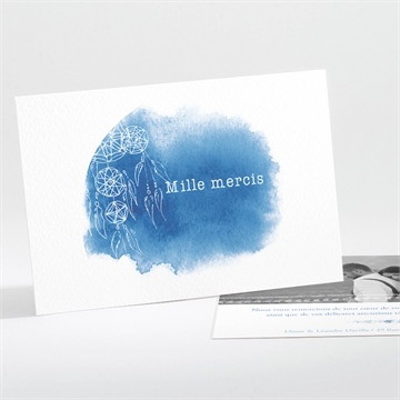 Remerciement mariage perle d'aquarelle