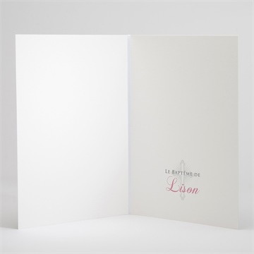 Livret de messe baptême fete des pois roses - Intérieur du livret