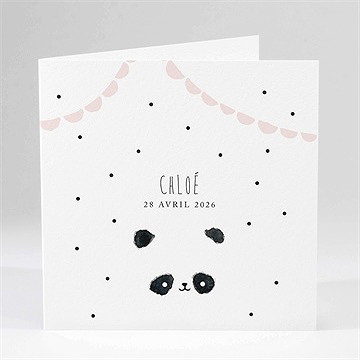 Faire-part naissance doux regard