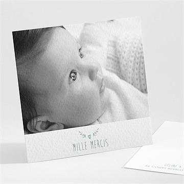 Remerciement naissance lui