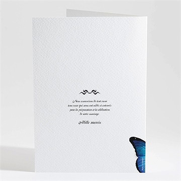 Livret de messe mariage poétique et original - Dos du livret