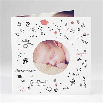 Faire-part naissance le musicien