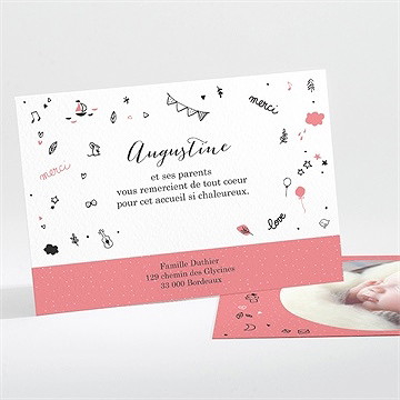 Remerciement naissance le musicien