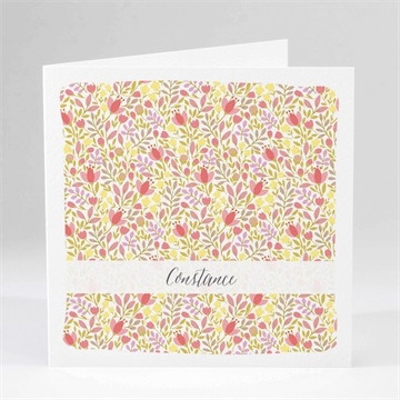 Faire-part naissance tendance liberty