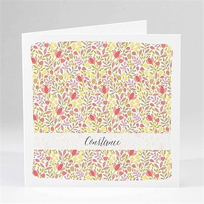 Faire-part naissance tendance liberty