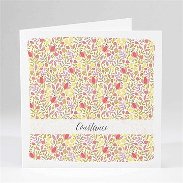 Faire-part naissance tendance liberty